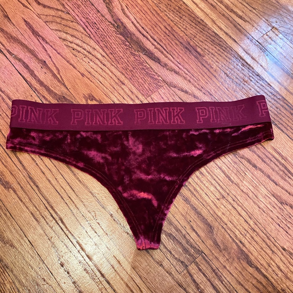 NWT “pink” velvet underwear